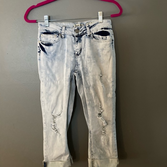 Diego Rein Crop Stonewashed Jeans. NWOT - Picture 3 of 7